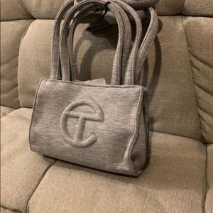 Small Heather Gray Telfar Bag